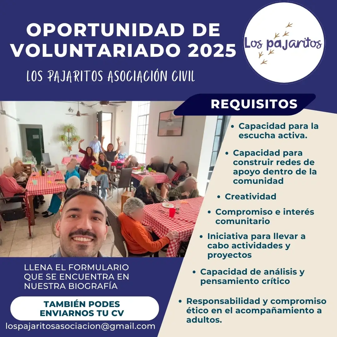 Voluntariado Rosario - Adultos mayores institucionalizados