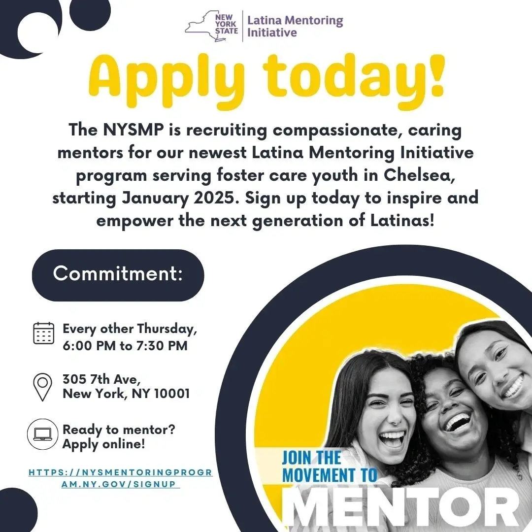 Latina Mentors Needed in Chelsea