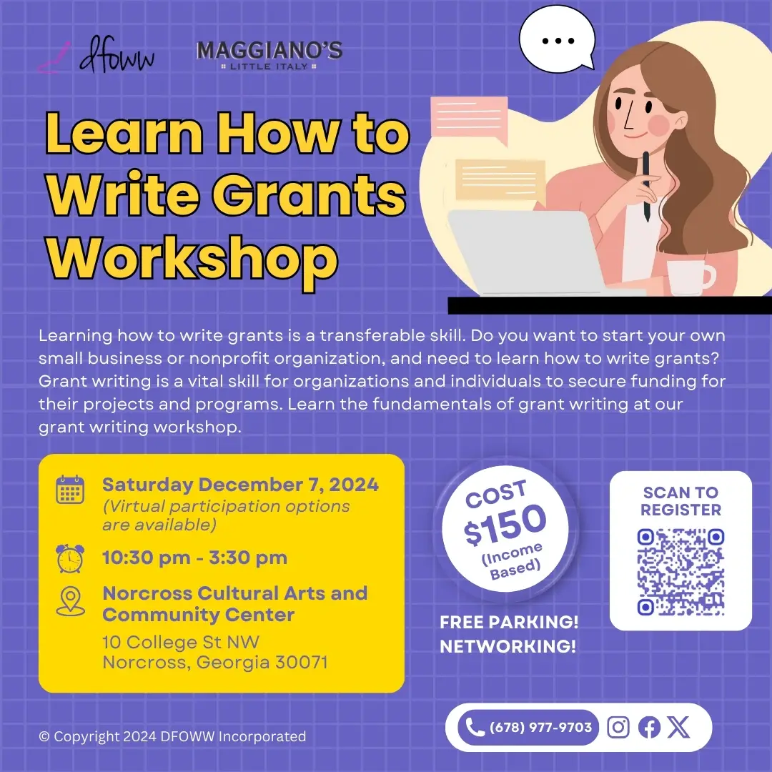 Learn How to Write Grants Workshop 101