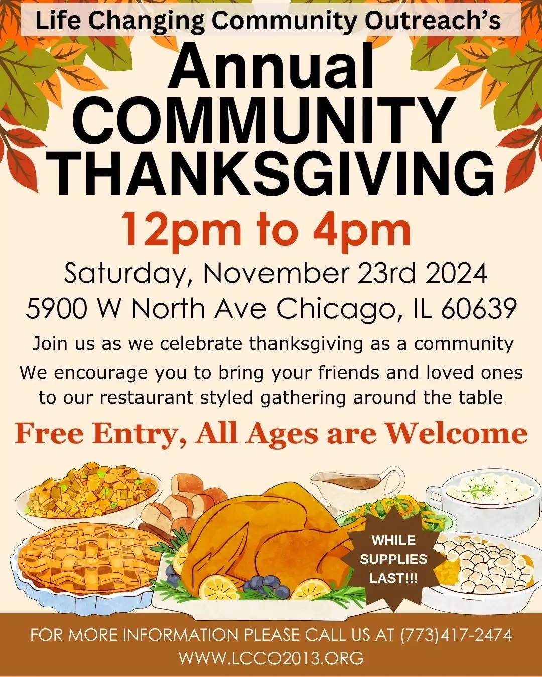 Life Changing Community Outreach's Community Thanksgiving