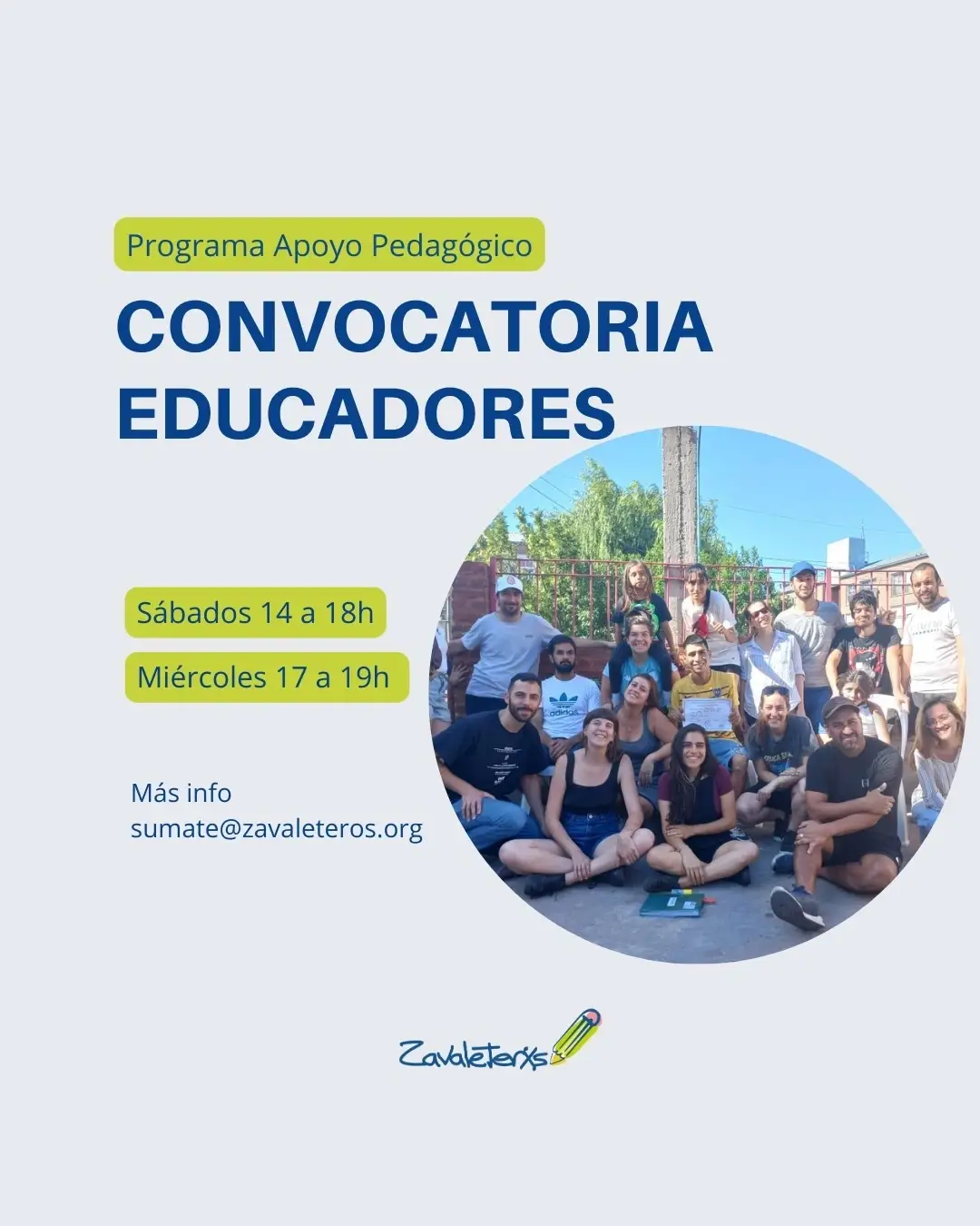 Educadorxs para Programa de Apoyo Pedagógico