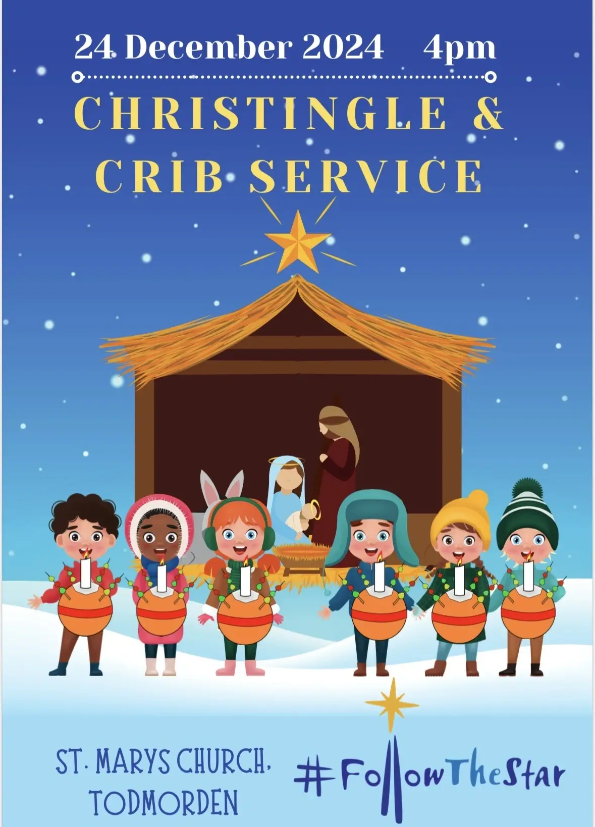 Crib and Christingle Service