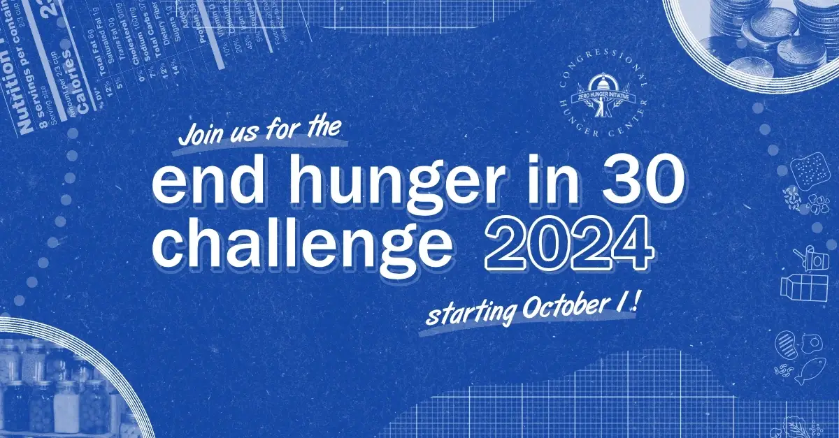 Virtual Volunteering End Hunger In 30 Challenge - October 2024