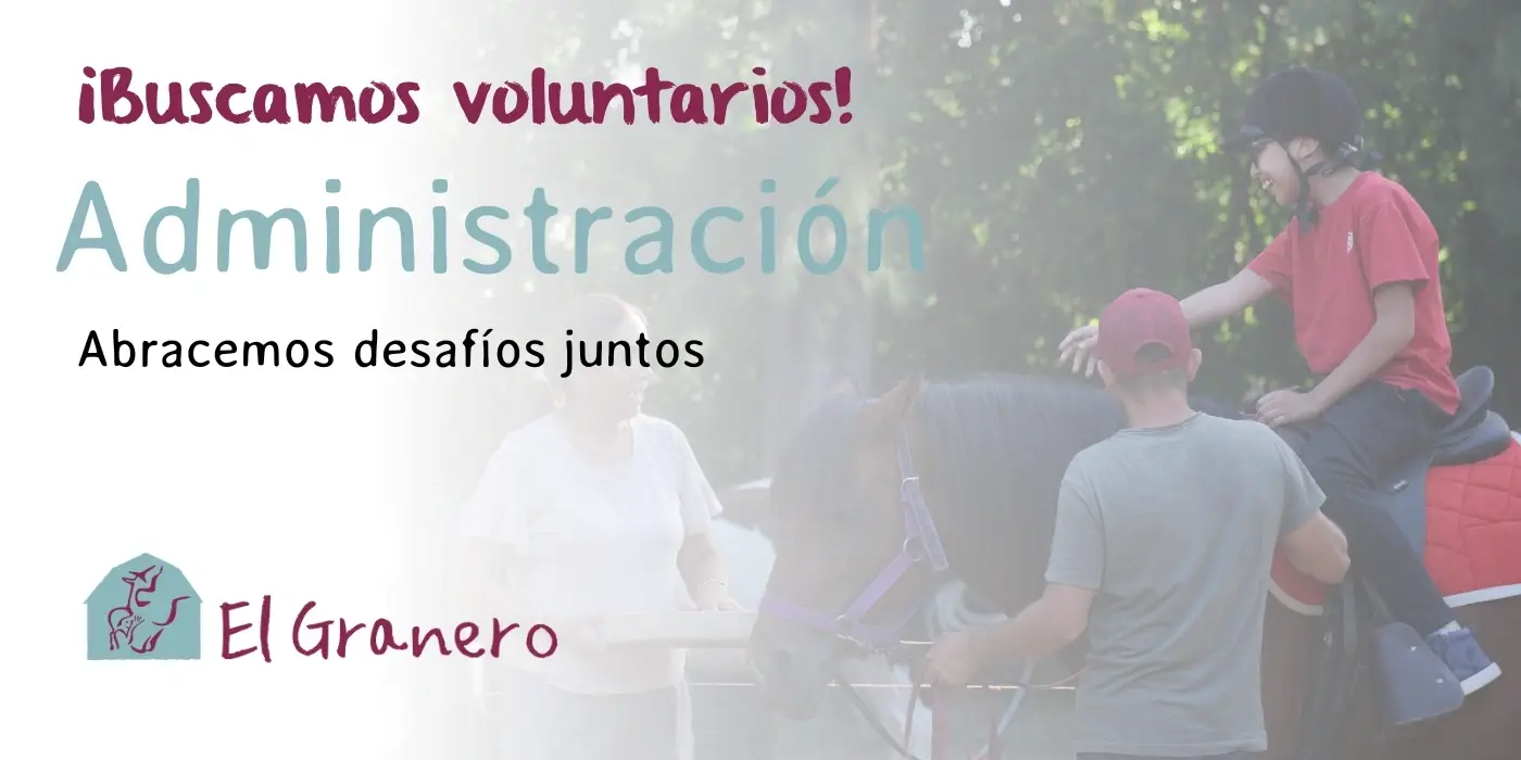 Buscamos voluntarios para el área de administración