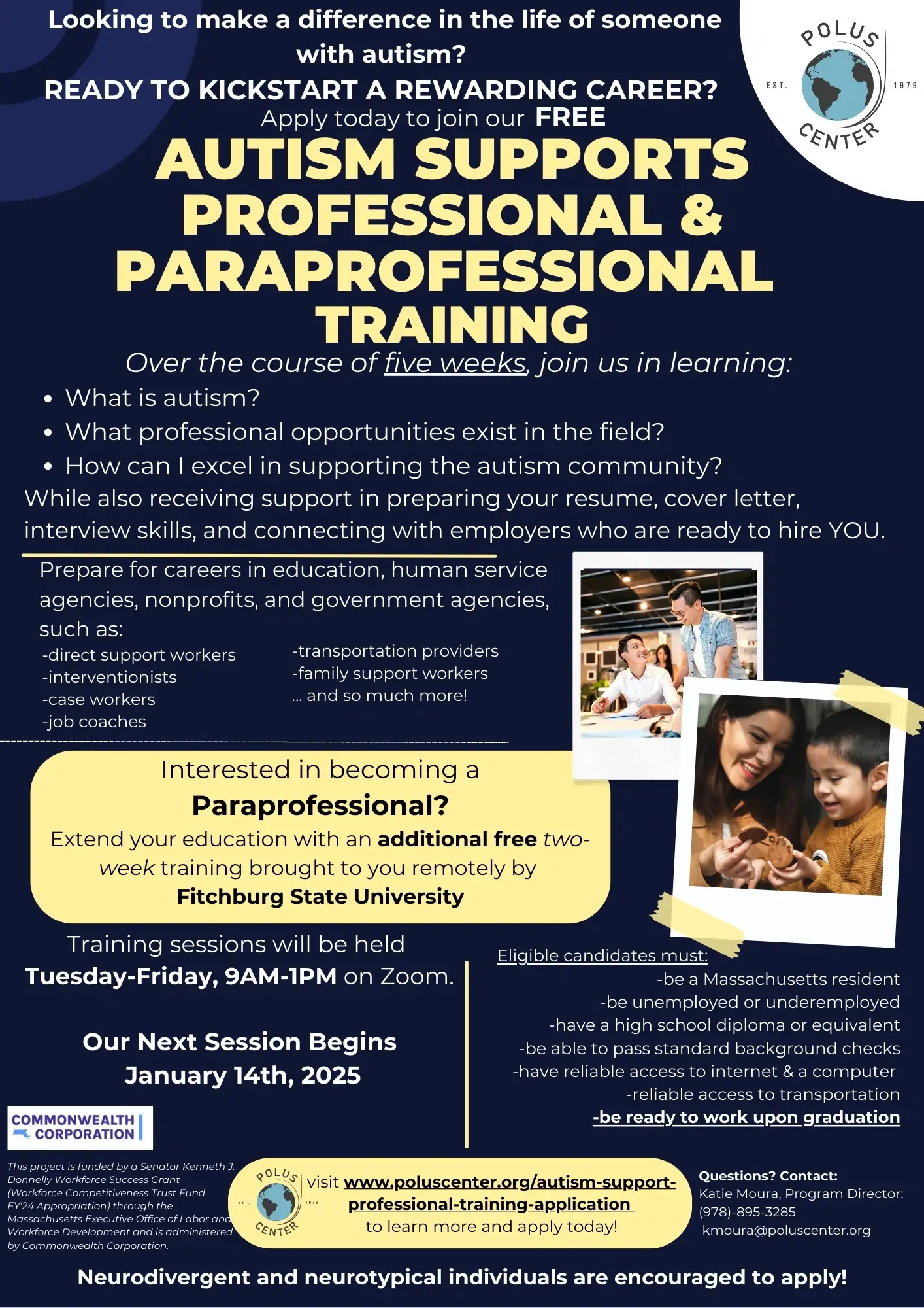 Free Autism Support Professional  & Paraprofessional Training