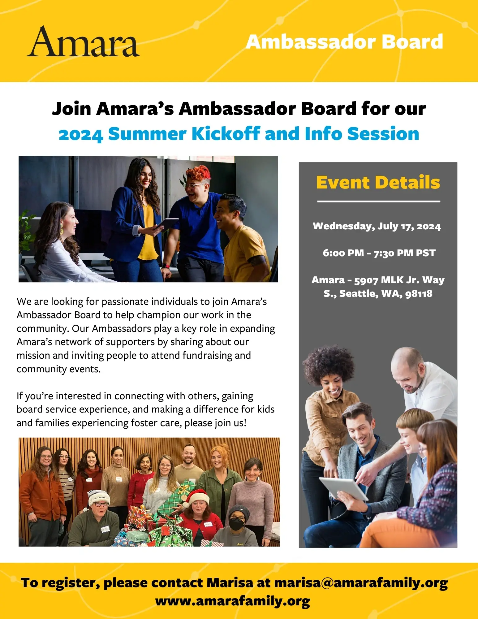 Amara Ambassador Board