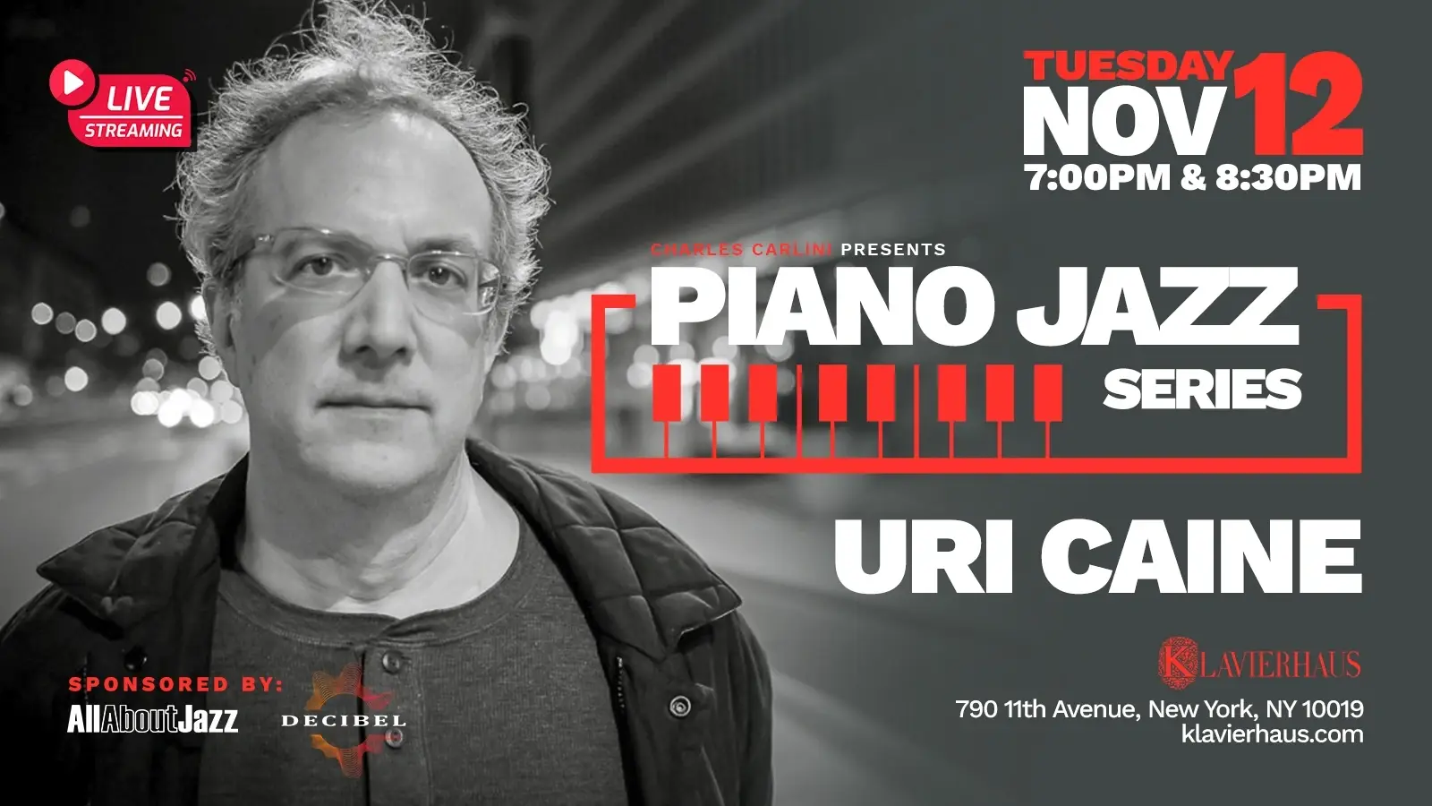 Piano Jazz Series: Uri Caine