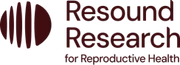 Logo de Resound Research for Reproductive Health