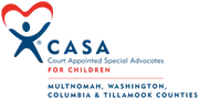 Logo of CASA for Children of Multnomah, Washington, Columbia, and Tillamook Counties