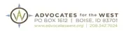 Logo of Advocates for the West