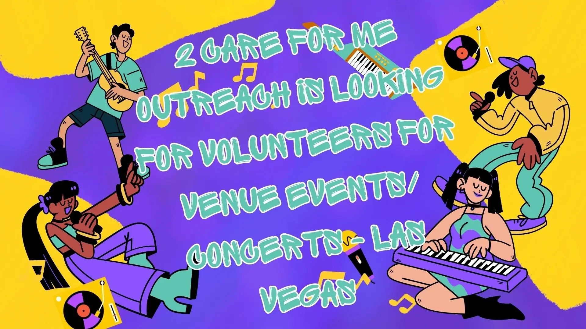 Join the fun - sign up to volunteer at our upcoming events/concerts - Las Vegas, NV only