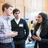 Ford School graduate students at the Gramlich Showcase of Student Work