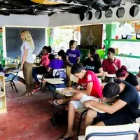 Class at Casa de los Ninos - Las Terrenas