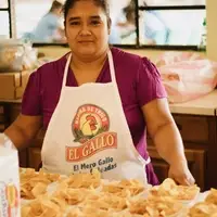 Dona Nohemy - cook extraordinaire at Santa Monica Bilingual School