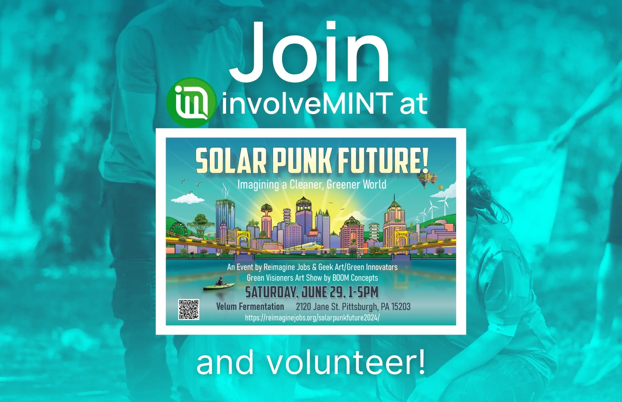 Volunteer for the SolarPunk Future Environmental Art Show & Jobs Fair