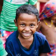 Child smiling