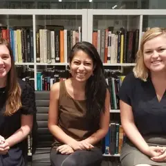 Summer 2018 Intern Class: Rowan, Trushaa, and Monica