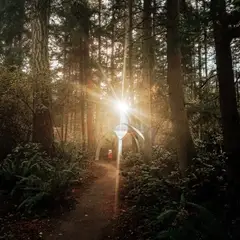 Sunset at Pentillium by Gary Gunderson at Price Sculpture Forest