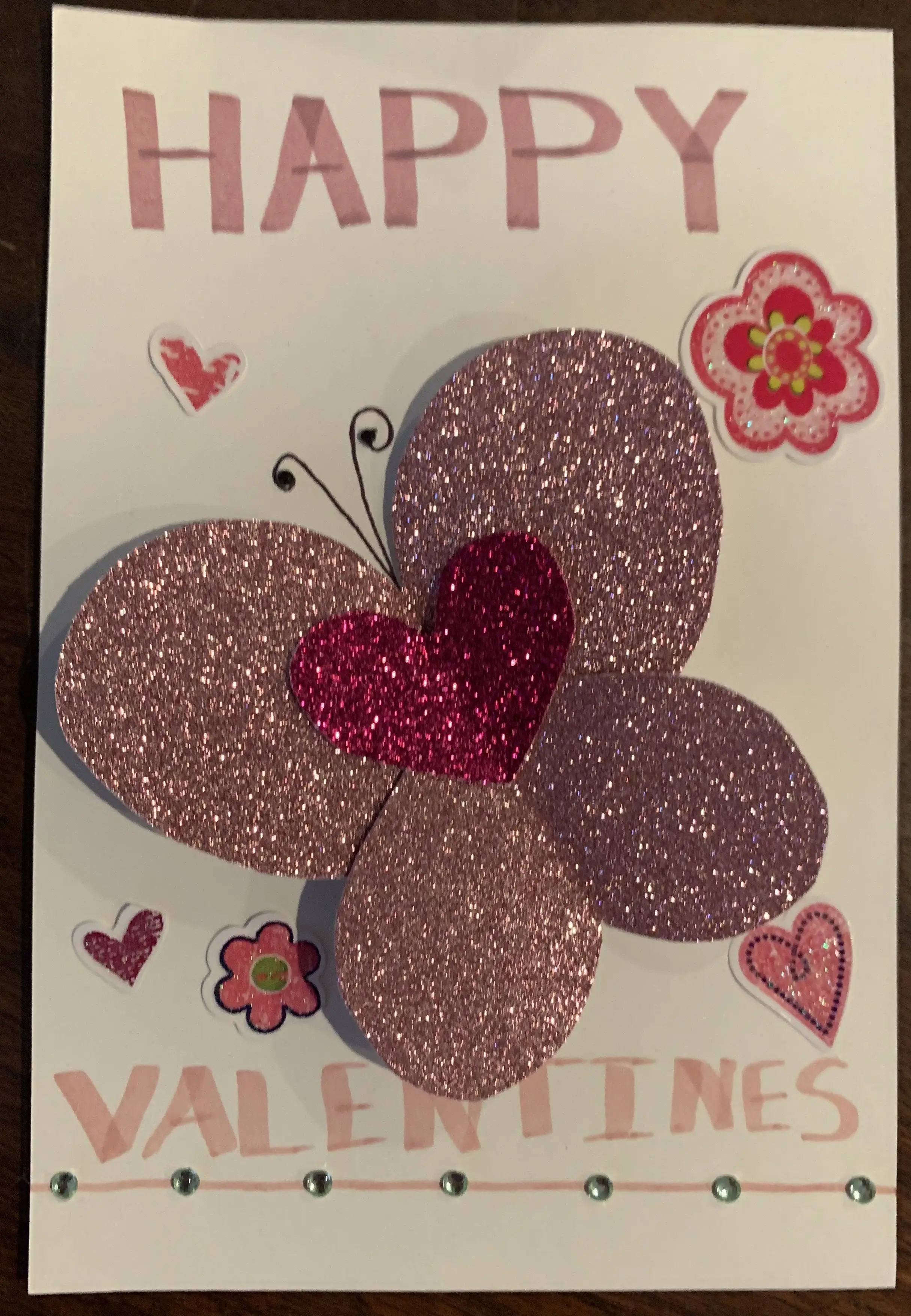 Create handmade Valentine's Day cards for children with rare medical conditions