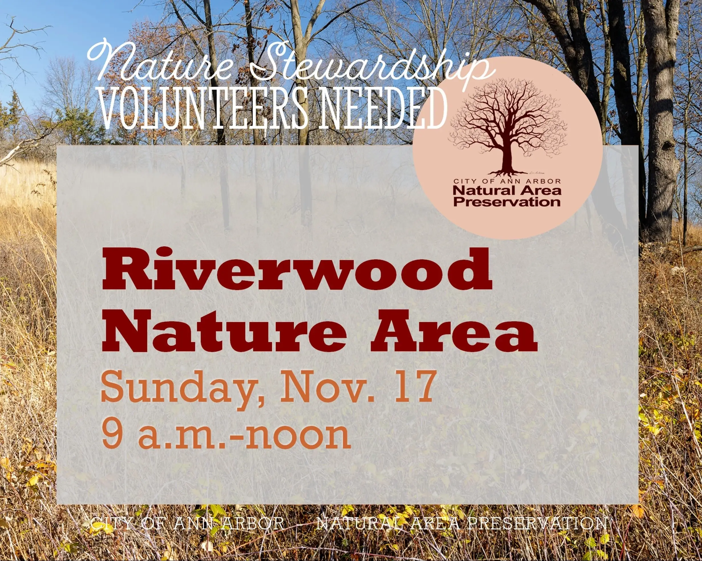 Volunteer for Nature at Riverwood Nature Area