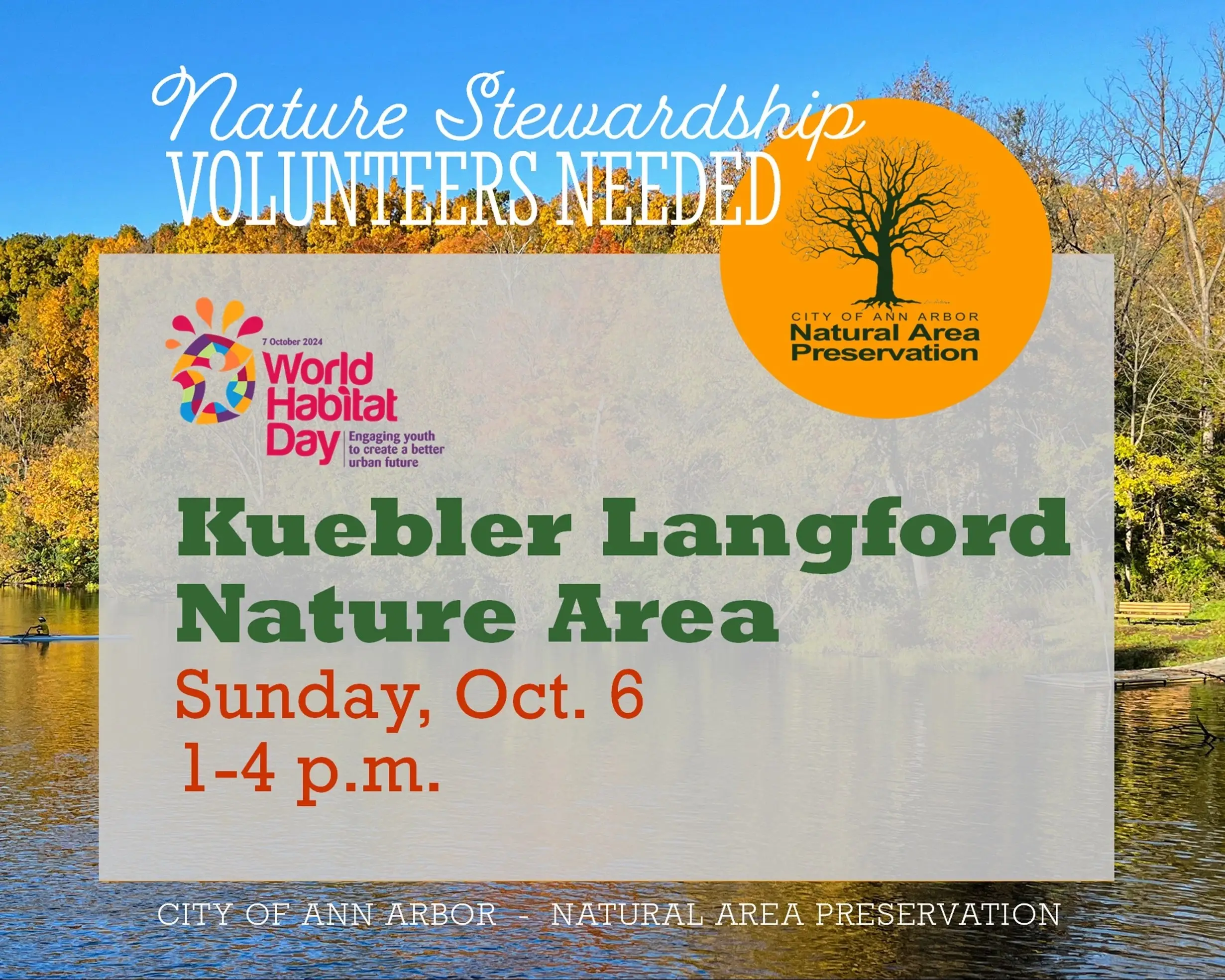 Volunteer for Nature at Kuebler Nature Area/World Habitat Day