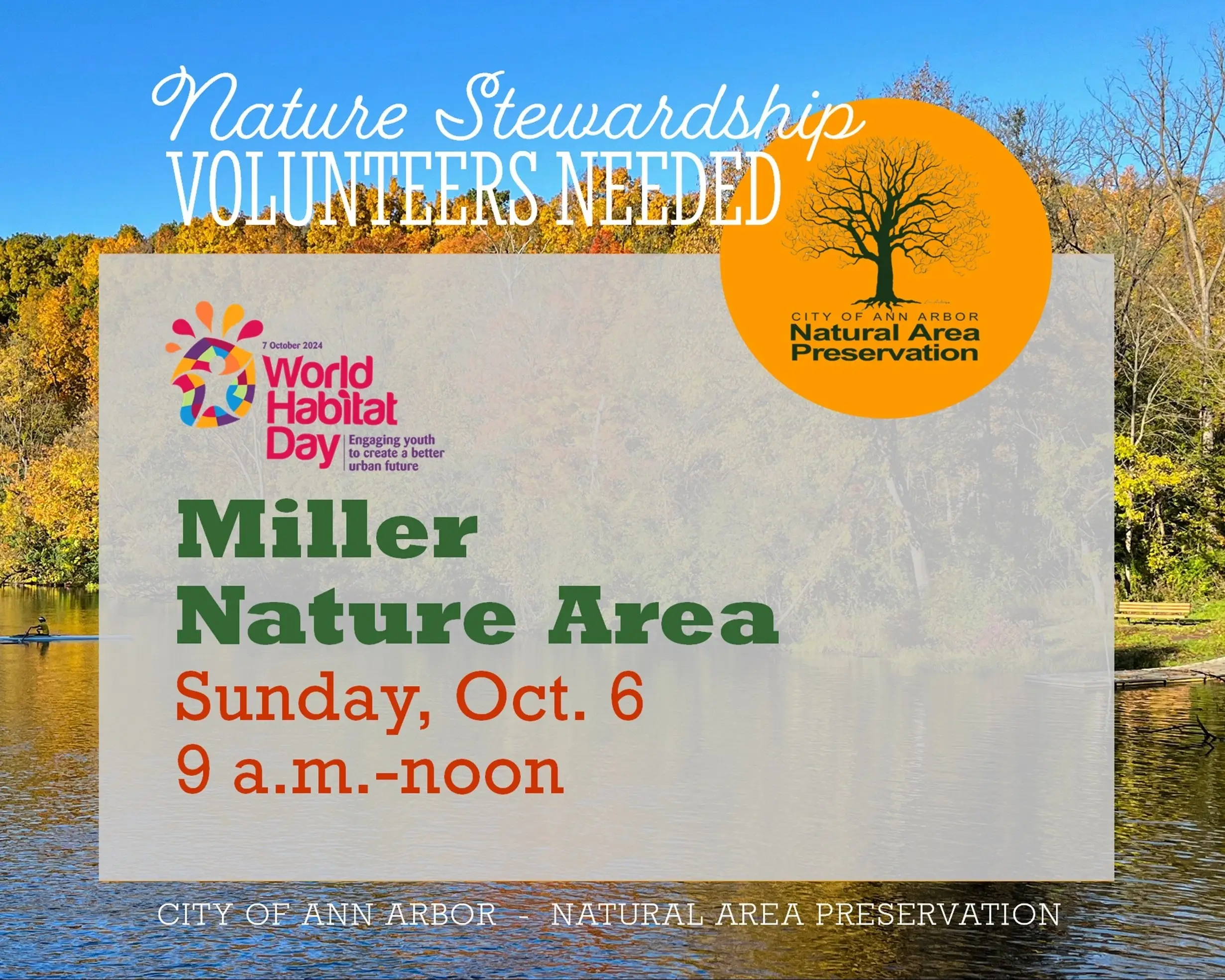 Volunteer for Nature at Miller Nature Area/World Habitat Day