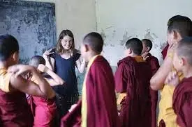 Teaching: Teaching English at Buddhist Monastery