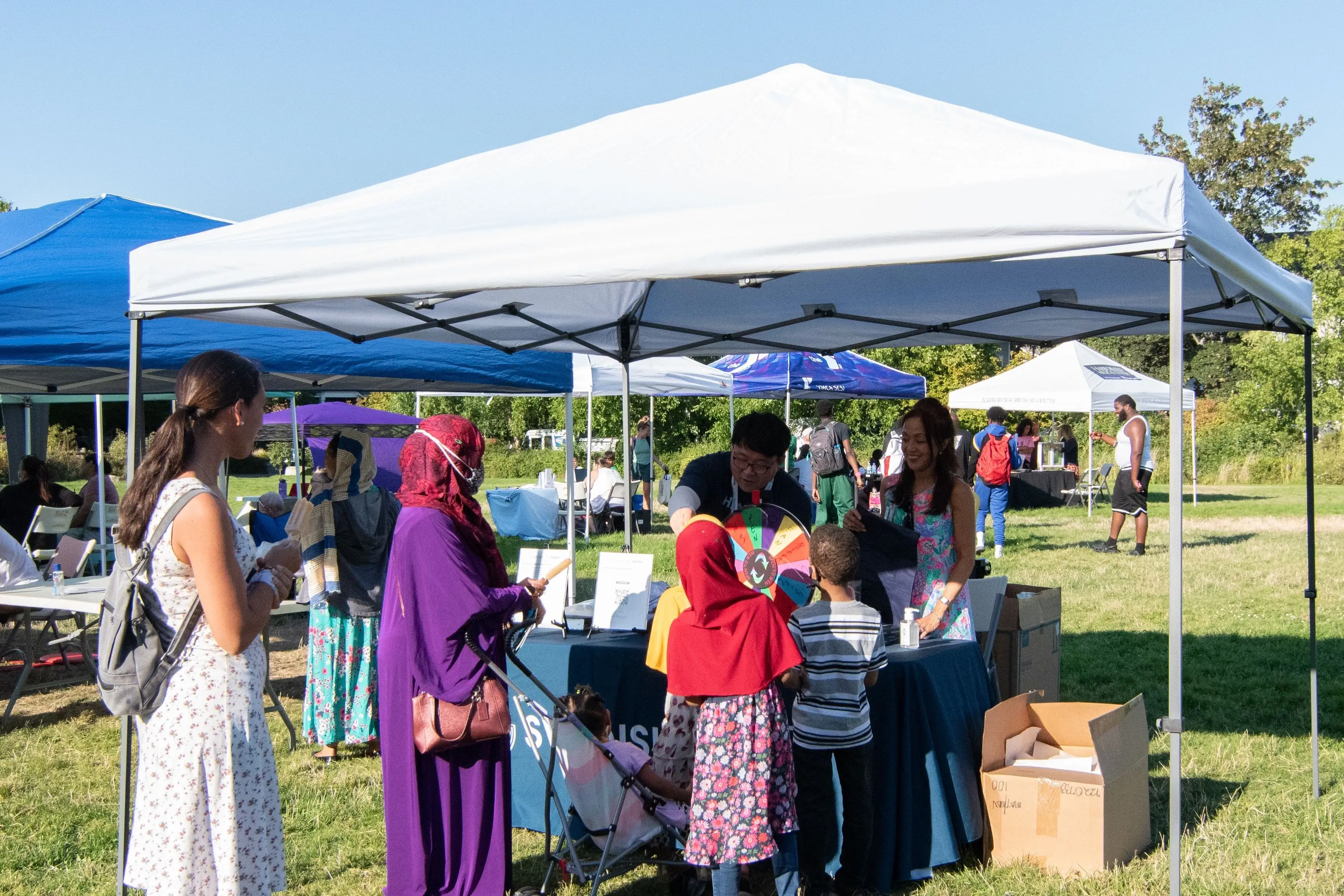 Summer health & back-to-school fairs (Yesler set-up)