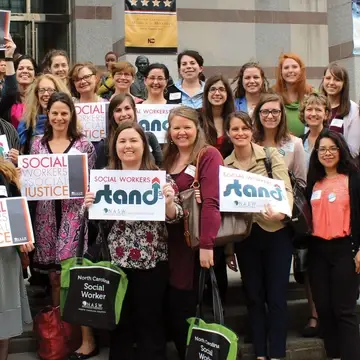 UNC School of Social Work Students and Faculty