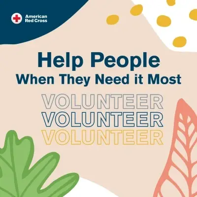 When a disaster occurs,  Volunteer as a Feeding Serving Associate with the American Red Cross!