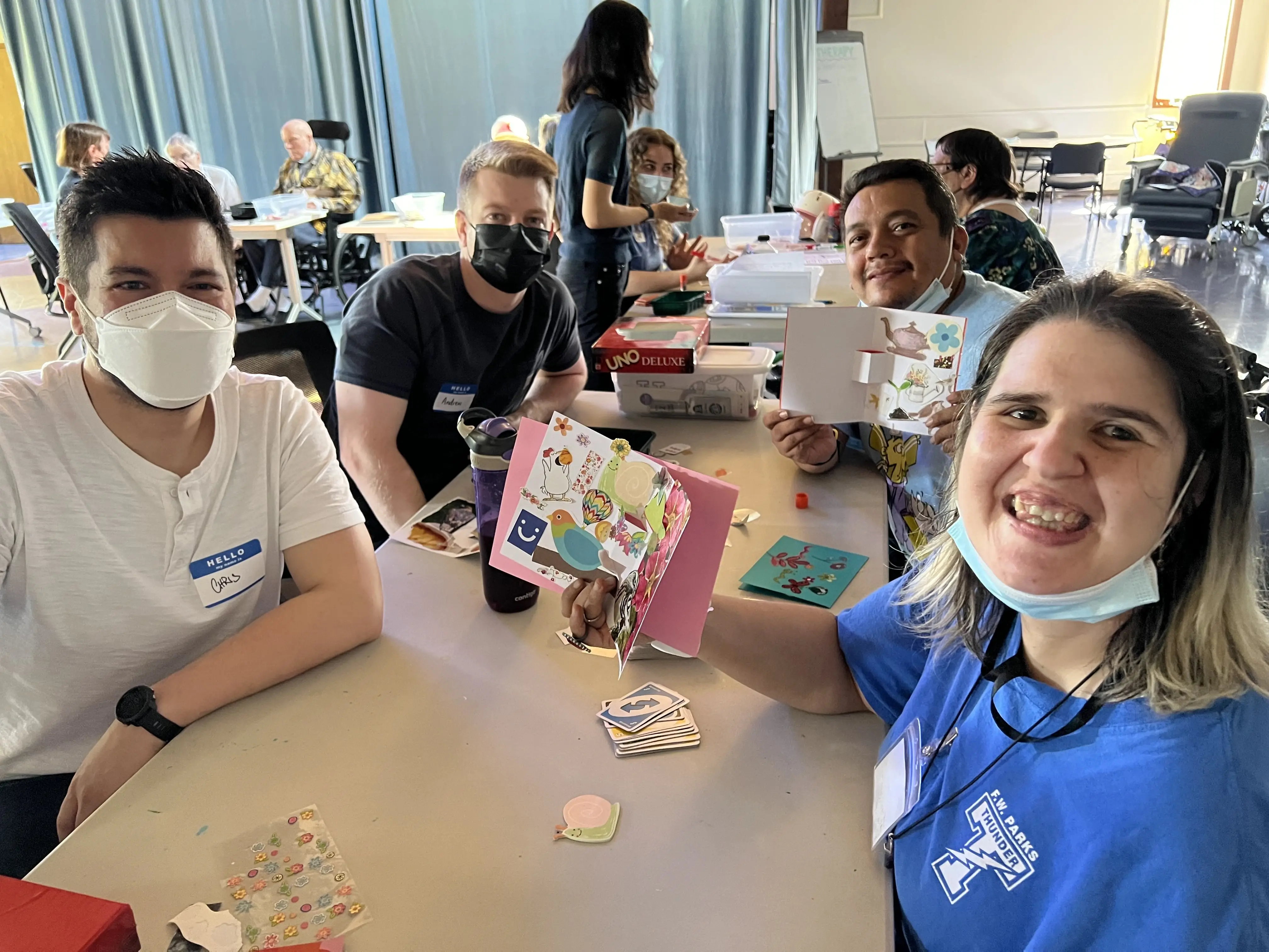 Games, Crafts, and Show-and-Tell for Adults with Disabilities - South Seattle Adult Day Health Center