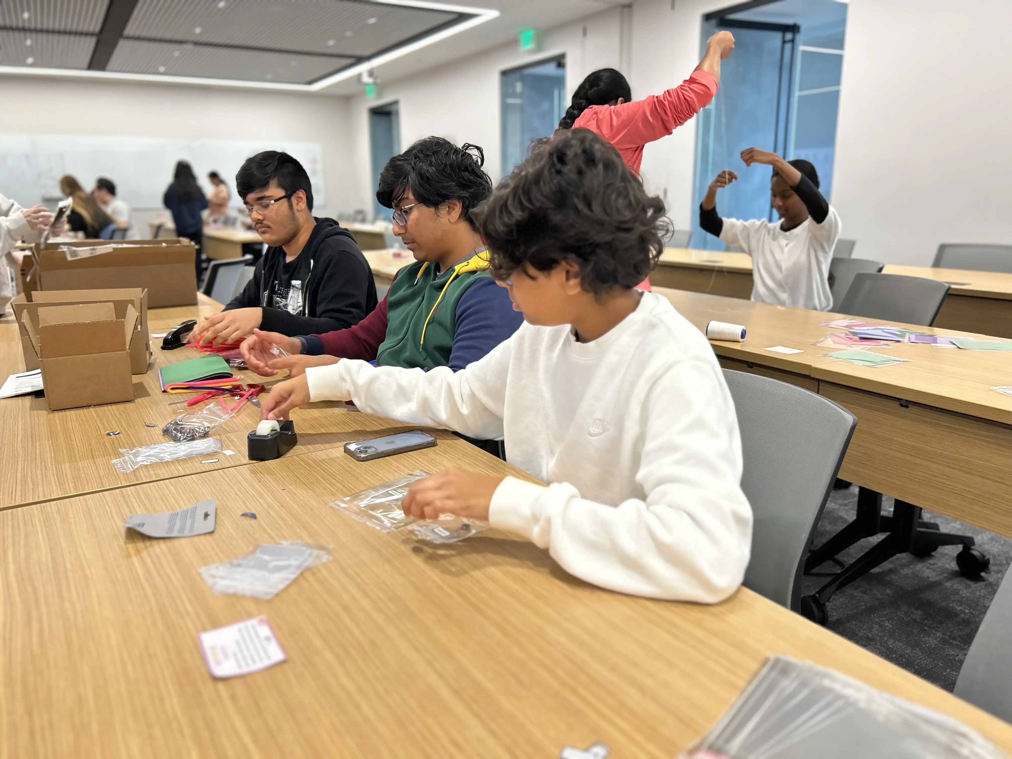 8/31 STEM Kit Packing Session