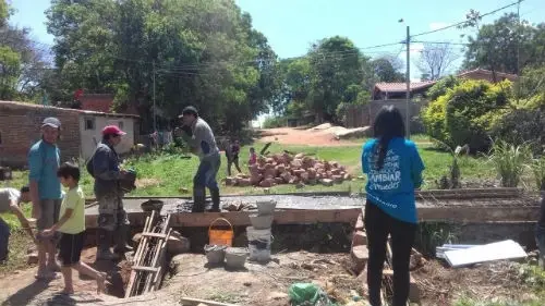 inicio de los trabajos con los vecinos