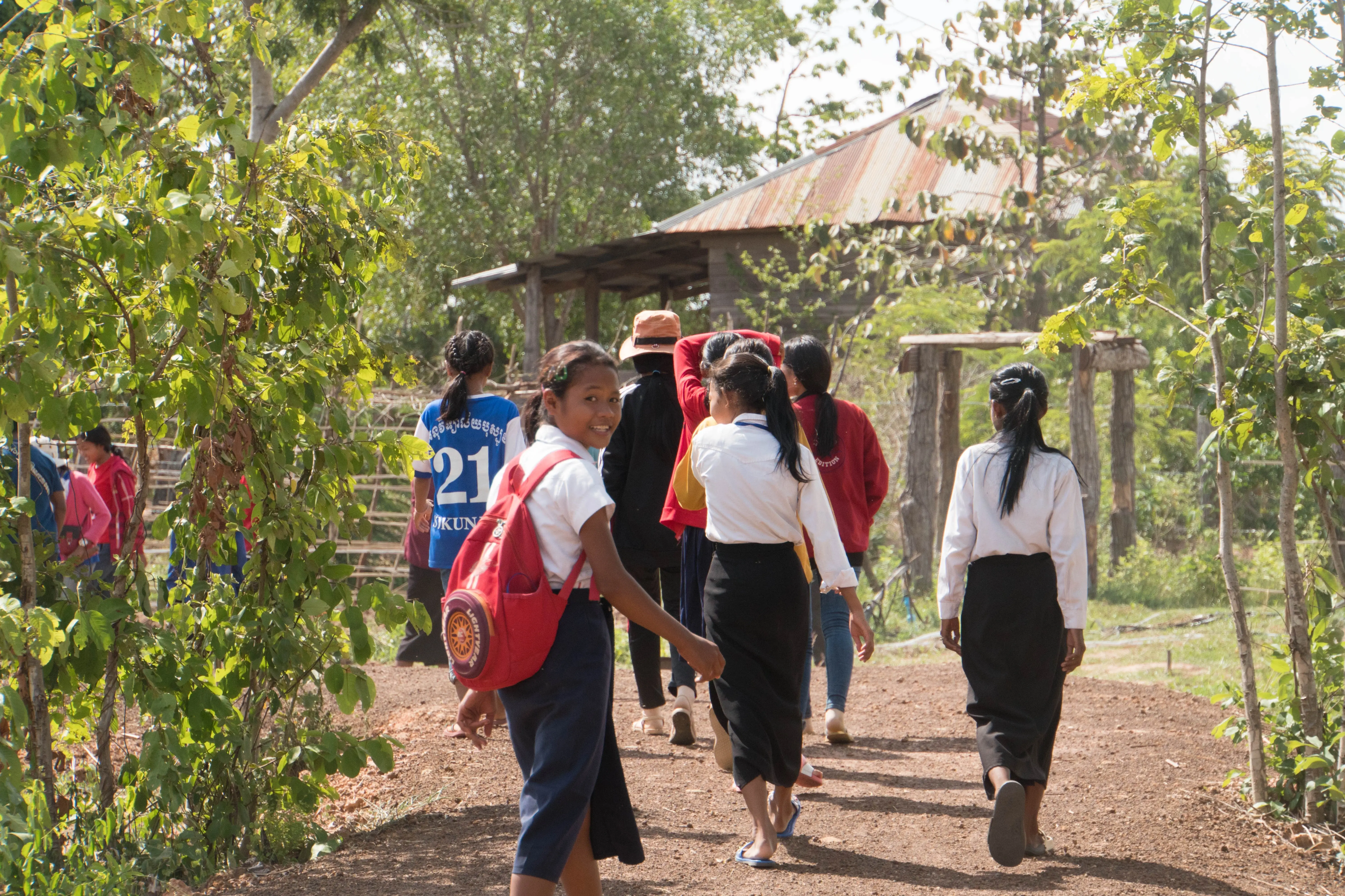 Rewarding community based learning program in rural Cambodia