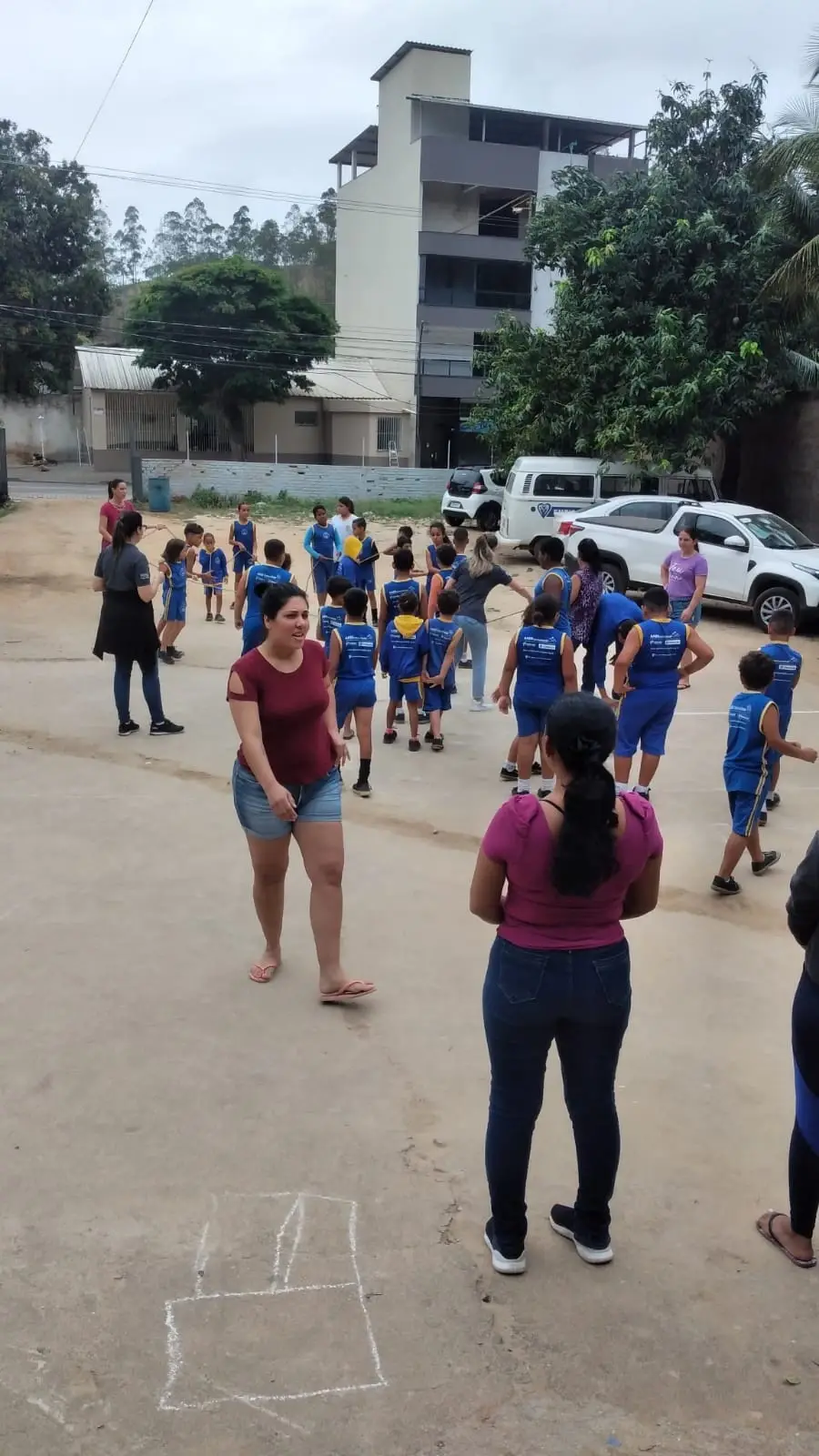 Voluntarios Professores de Educação Fisica