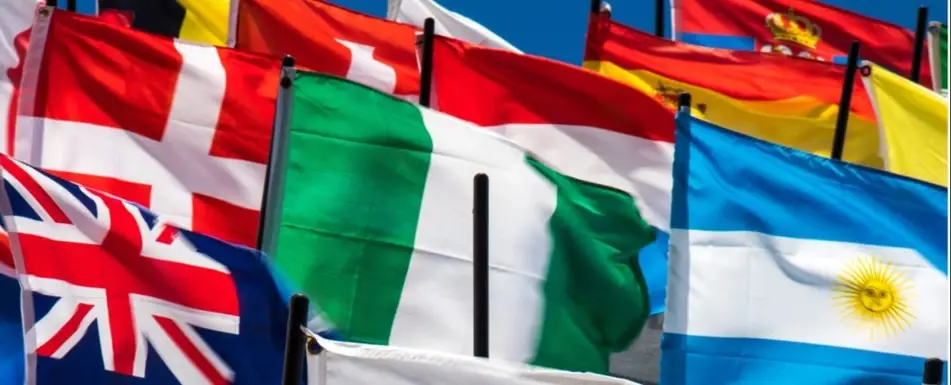 image of multicultural flags