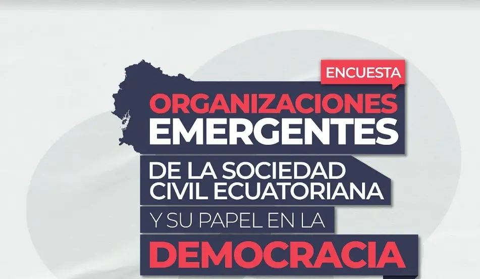 Afiche de la convocatoria a la encuesta