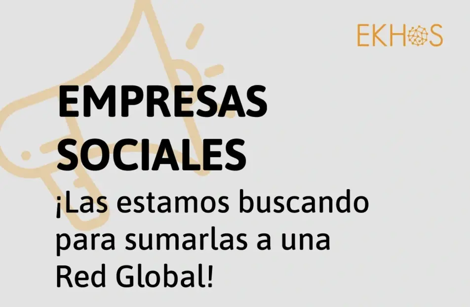 Cartel del llamamiento a Empresas Sociales