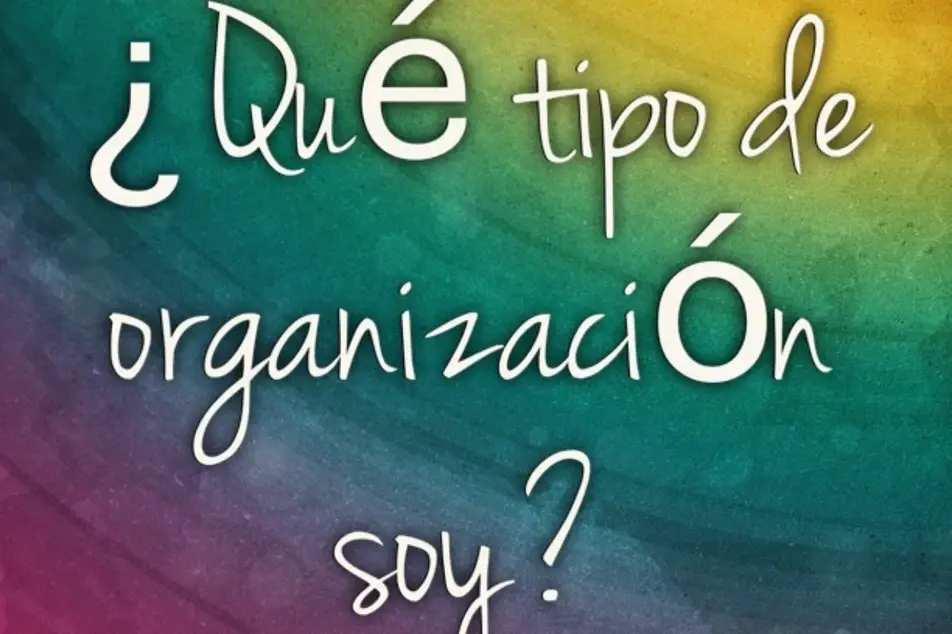 Frase que dice  ¿Qué tipo de organización soy?