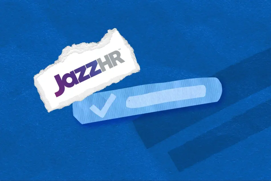 An illustration of the JazzHr logo.
